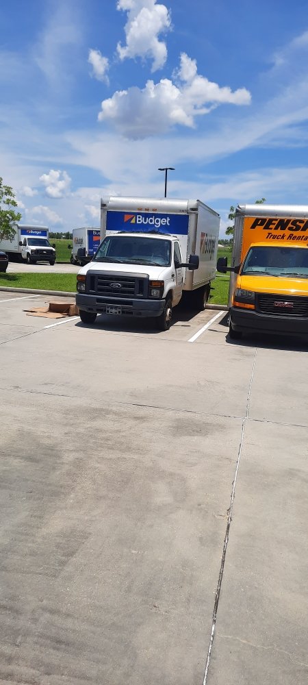 Superior Movers moving trucks lined up and ready
